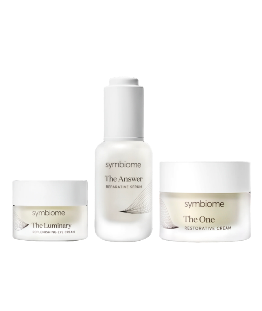 The Treatment Trio (The Answer Serum, The Luminary Eye Cream, The One Moisturizer) - by Symbiome